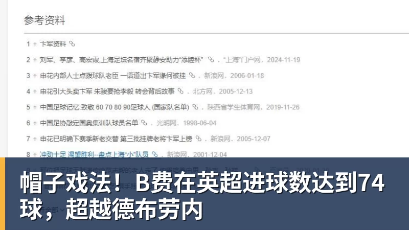 帽子戏法！B费在英超进球数达到74球，超越德布劳内